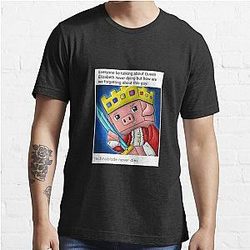 Technoblade T-Shirts - Technoblade Never Dies MEME T-Shirt Essential T-Shirt RB0206
