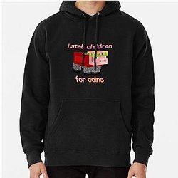 Technoblade Hoodies - Technoblade I stab Children for Coins Pullover Hoodie RB0206
