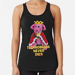 Technoblade Tank Tops - Technoblade Racerback Tank Top RB0206