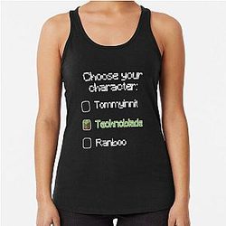 Technoblade Tank Tops - Choose your character Racerback Tank Top RB0206