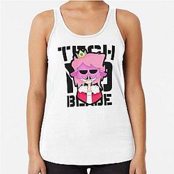 Technoblade Tank Tops - Technoblade face Racerback Tank Top RB0206