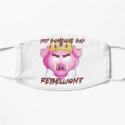 Technoblade Face Masks - Did someone say rebellion? Flat Mask RB0206