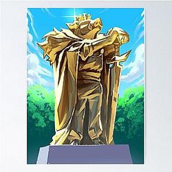 Technoblade Posters - Statue Poster Decor IP1511