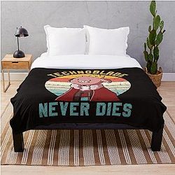 Technoblade Bedding Sets - Retro Style Technoblade Merch Cosplay Boys Girls Throw Blanket RB0206