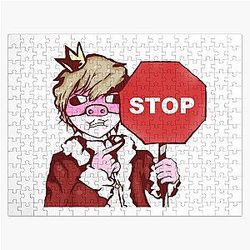 Technoblade Puzzles - Technoblade stop sign Jigsaw Puzzle RB0206