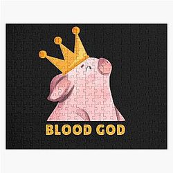 Technoblade Puzzles - Technoblade blood god , tecnoblade Jigsaw Puzzle RB0206