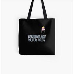 Technoblade Bags - Technoblade Never Dies Cosplay Video Gamer  All Over Print Tote Bag RB0206