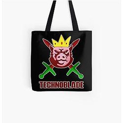 Technoblade Bags - Technoblade All Over Print Tote Bag RB0206