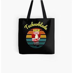 Technoblade Bags - Technoblade All Over Print Tote Bag RB0206