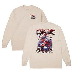 Technoblade Sweatshirts - Technoblade Legend Journey Graphic Long Sleeve Sweatshirt