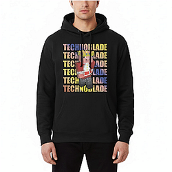 Technoblade Hoodie Pixelated Pig Champion Style