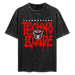 Logo Red Classic PTTT2605 Washed  Technoblade T-Shirts