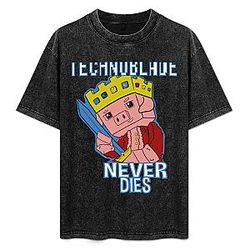 Never Dies PTTT2605 Washed Technoblade T-Shirts