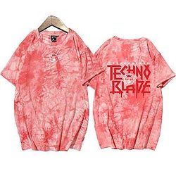 Technoblade T-Shirts – Argo Logo Technoblade Red Tie Dye T-shirt