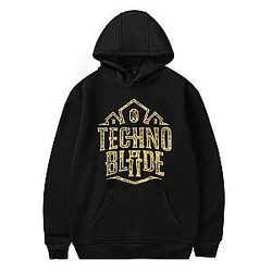 Technoblade Hoodies - Glided Blade Colorful Pullover Hoodie