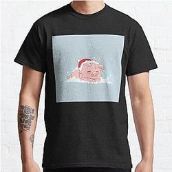 Technoblade Piggy Christmas Classic Casual Style T-Shirt