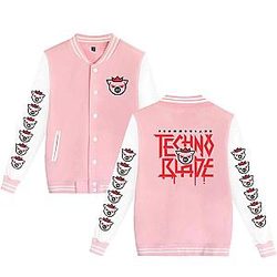 Dream SMP Technoblade Logo Unisex Pink Printed Jacket
