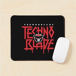 Technoblade Mouse Pads - Angry Pig Logo Printed Mouse Pad