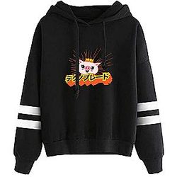 Technoblade Happy Piggy Printed Colorful Pullover Hoodie