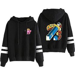 Technoblade King Sword Minecraft Printed Colorful Pullover Hoodie