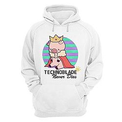 Technoblade Never Dies Printed Casual Style Pullover Hoodie