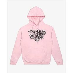 Technoblade Printed Double Sides Pink Pullover Hoodie