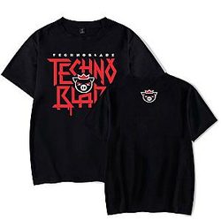 Technoblade T-shirts - Art Print Cotton Unisex Short Sleeves Tee