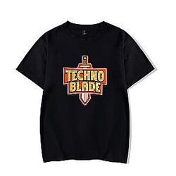 Technoblade T-shirts - Fashion 2D Printing Cotton Short Sleeves Graphic Tee