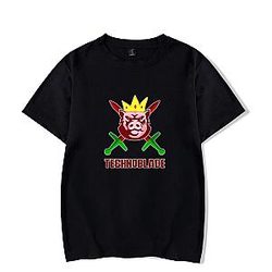 Technoblade T-shirts - New Fashion Short Sleeves Graphic T-shirt