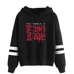Technoblade Hoodies - Technoblade Unisex Pig Logo Pullover Hoodies
