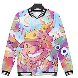Technoblade 3D Printed Baseball Jackets - Cute Technoblade Jacket