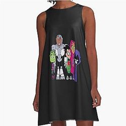 Teen Titans Go A-Line Dress