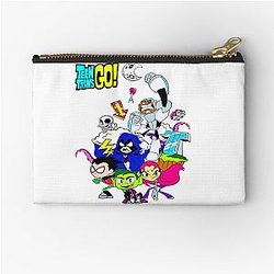Funny Teen Titans Go gift for kids DC Super Hero Girls Zipper Pouch