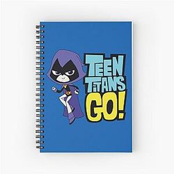 Raven Teen Titans Go Spiral Notebook