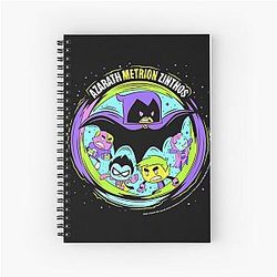 Kids DC Comics Teen Titans Go! Notebook 

Kitchen was removed and Do and Azarath Metrion Zinthos words was removed because they was in sequence. Spiral myself was removed.