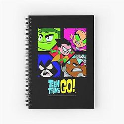 Kids DC Comics Teen Titans Go Premium Spiral Notebook
