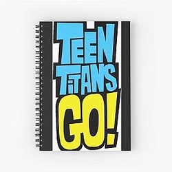 Teen Titans Go Essential Spiral Notebook T-Shirt
