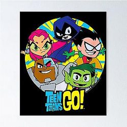 Teen Titans Go Group Poster