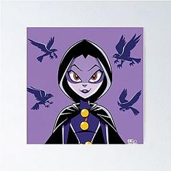 Raven Teen Titans Poster