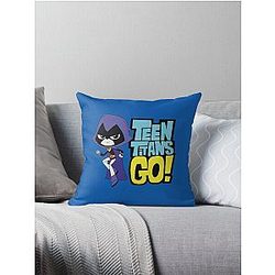 Raven Teen Titans go Throw Pillow