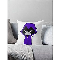 Raven from Teen Titans Go Throw Pillow