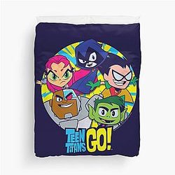 Teen Titans Go Group Duvet Cover