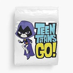 Raven Teen Titans tie Duvet Cover