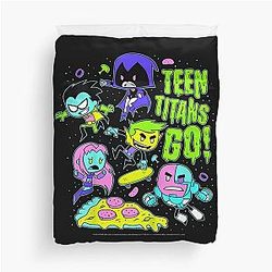 Kids DC Comics Teen Titans Go Duvet Cover