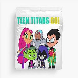 Teen Titans Go Characters Family T-Shirts, Teen Titans Go Games Family Shirts, Kids Bedding Cover