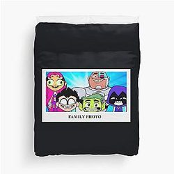 Teen Titans Go: Family Photo Time Duvet Cover