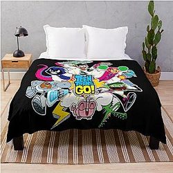Teen Titans Go to the Movies Throw Blanket