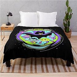 Kids DC Comics Teen Titans Raven Azarath Metrion Zinthos Throw Blanket