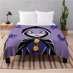Raven Teen Titans Go Throw Blanket