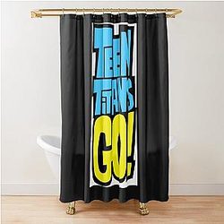 Teen Titans Go Essential T-Shirt Shower Curtain